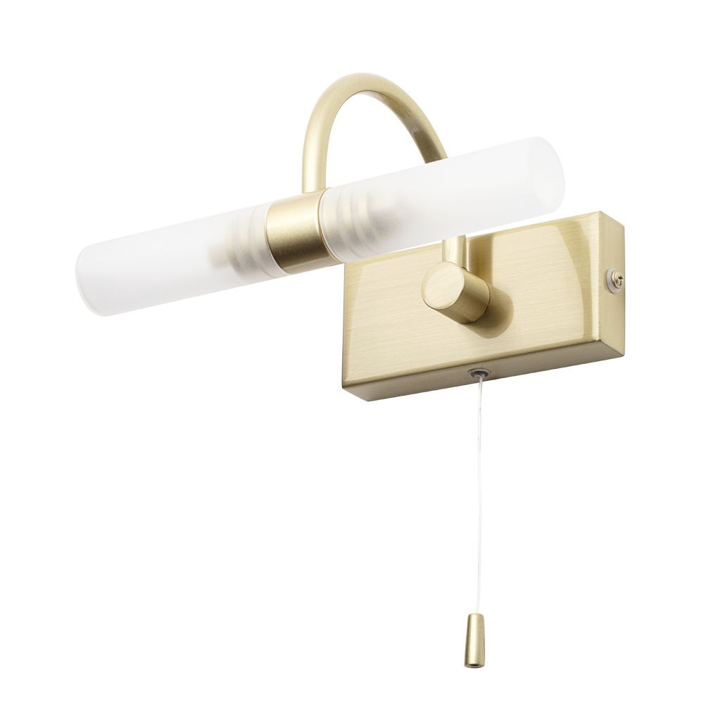 Crista Bathroom Wall Light - Satin Brass