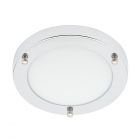 Mari Small Flush Bathroom Ceiling Light - Nickel | Litecraft