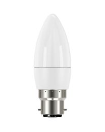 3.4 Watt LED B22 Bayonet Cap Candle Light Bulb - Warm White