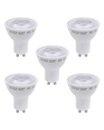5 Pack of 4 Watt LED GU10 Light Bulb - White