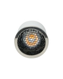 5 Watt LED GU10 Anti Glare Cool White Dimmable Light Bulb - Satin Chrome