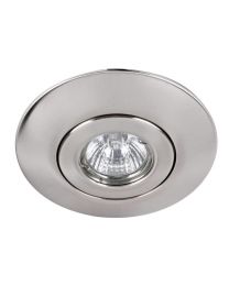 Brushed Chrome Recessed Downlight Conversion Kit