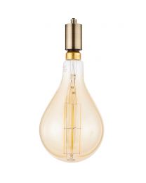 Anton Ceiling Pendant with Oversized Bulb - Antique Brass