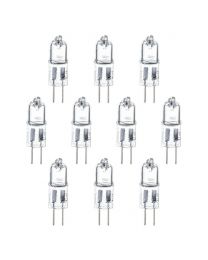 10 Pack of 20 Watt G4 Halogen Light Bulbs - Clear