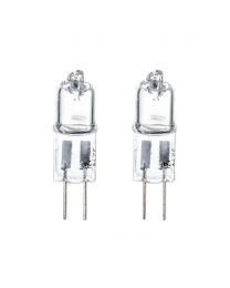 20 Watt G4 Halogen Light Bulbs - Clear - 2 Pack
