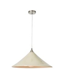 Bamboo Ceiling Pendant Light – Cream