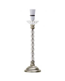 1 Light Twist Table Lamp Base - Antique Brass