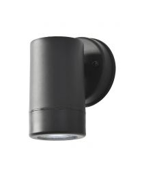 Hahn Outdoor Polycarbonate LED Single Up Or Down Wall Light - Black 