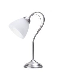 Barcelona 1 Light Table Lamp - Satin Chrome 