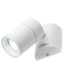 Stanley Sinni Outdoor 1 Light Adjustable Wall Spotlight - White