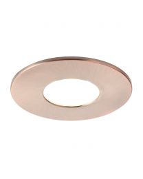 Fixed LED Fire Rated IP65 Recessed Downlight - Antique Copper