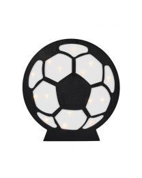 Glow Football Table Lamp - Black and White