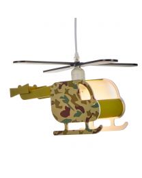 Glow Helicopter Ceiling Pendant - Green