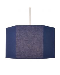 Glow Hexagon Easy to Fit Shade - Blue