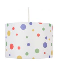 Glow Polka Dots Easy to Fit Shade - White