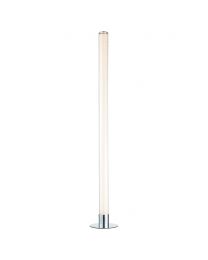 Glow Shimmer Cylinder Colour Changing LED Floor Lamp - Chrome