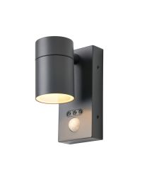 Kenn Outdoor Wall Light with PIR Sensor - Anthracite