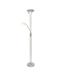 Mother & Child LED Floor Lamp - Satin Nickel