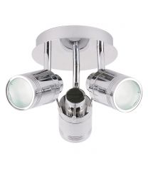 Hugo 3 Light Bathroom Spotlight - Chrome