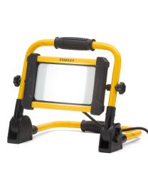 Stanley 30 Watt Portable Outdoor Folding Work Light - Yellow and Black