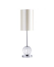 Visconte Tutti Table Lamp with Pearl Shade - Chrome