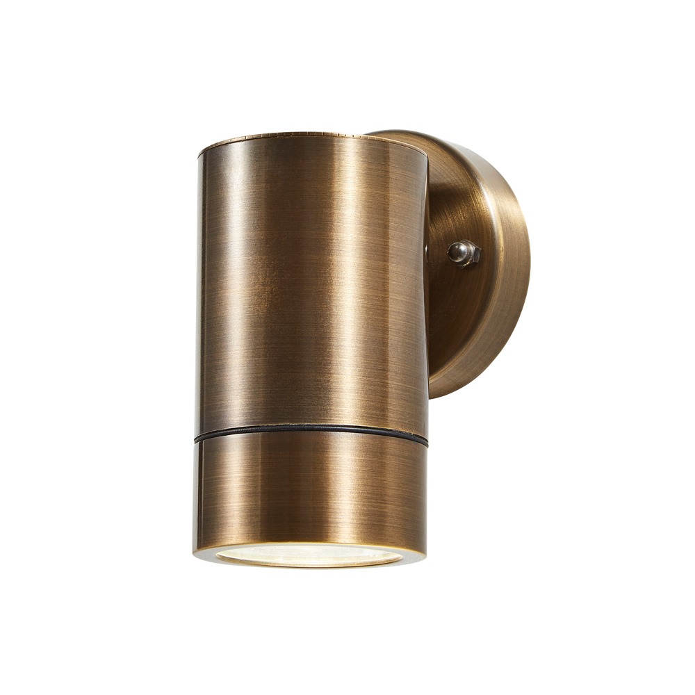 Talon Brass 1 Light Up or Down Outdoor Wall Light - Antique Bronze