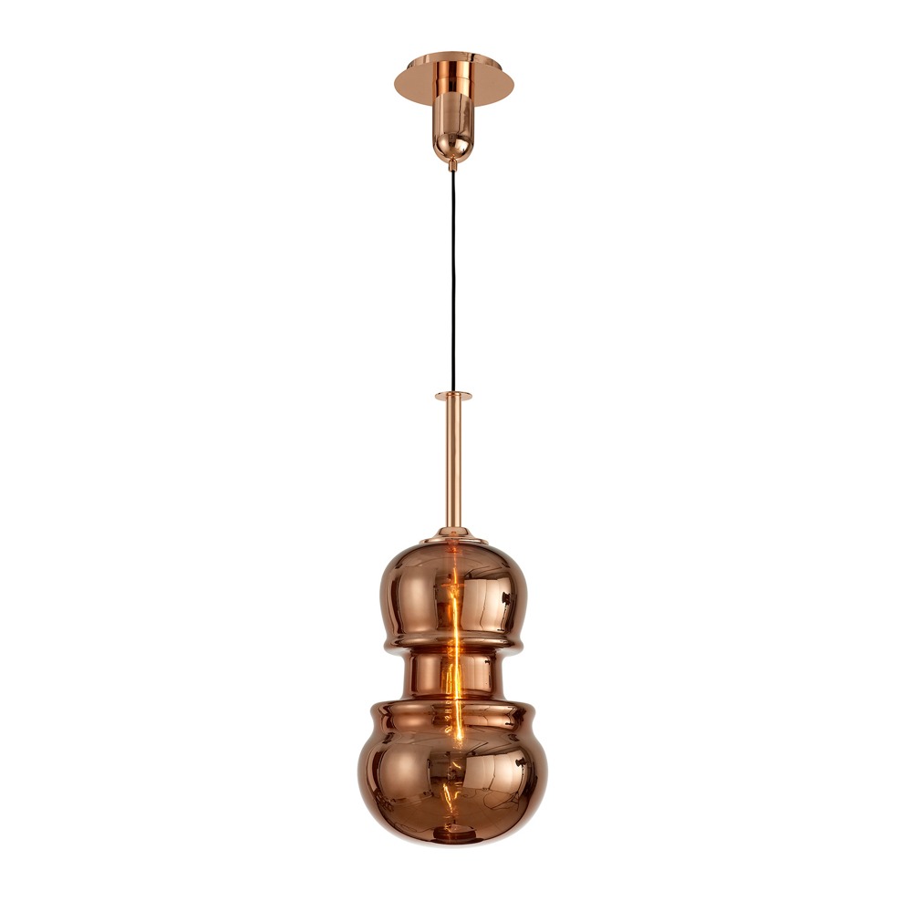 Visconte Toledo 1 Light Ceiling Pendant - Copper